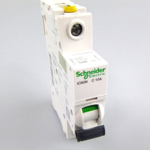 Schneider Electric Miniatur-Leitungsschalter A9F04110 iC60N C10A GEB