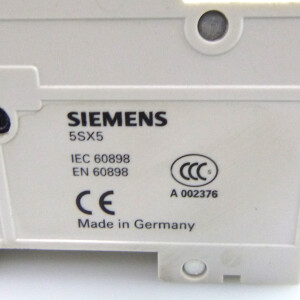 Siemens Leitungsschutzschalter 5SX5 210-7 NOV