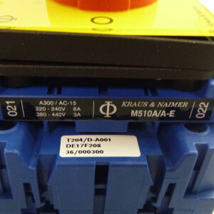 Kraus&Naimer Hauptschalter KH63.T204/D-A001.E OVP