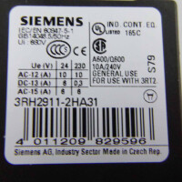 Siemens Hilfsschalterblock 3RH2911-2HA31 OVP
