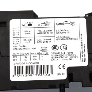 Siemens Leistungsschalter 3RV2011-0GA20 GEB