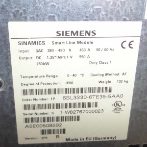 Sinamics S120 Smart Line Module 6SL3330-6TE35-5AA0 Vers.B OVP