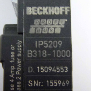 Beckhoff Kompakt Box IP5209 B318-1000 GEB