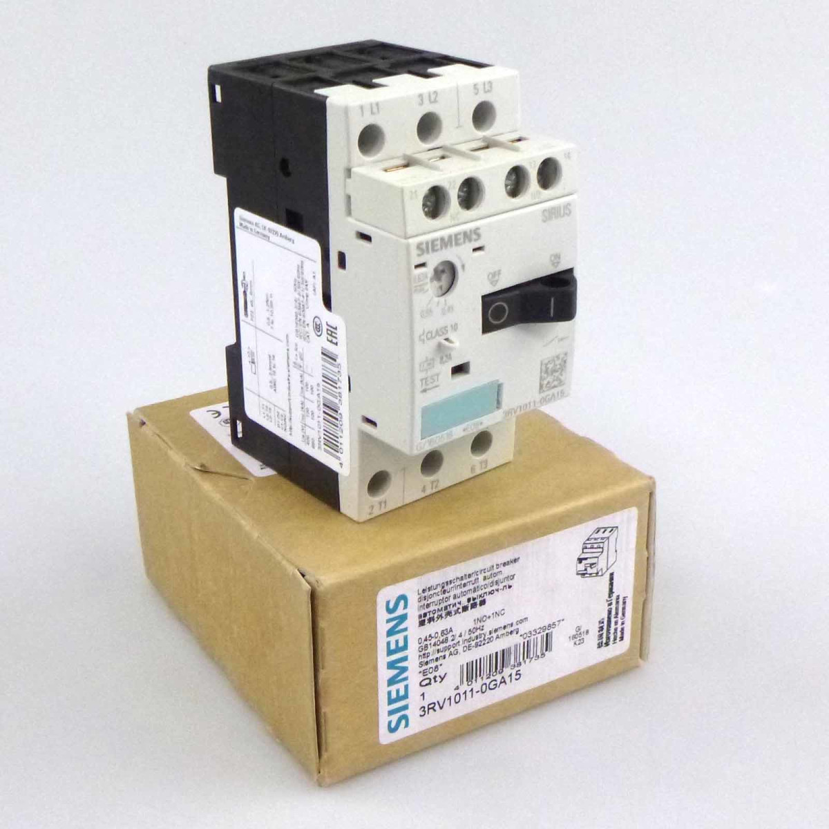 Siemens Leistungsschalter 3RV1011-0GA15 OVP