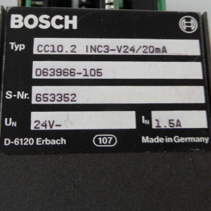 Bosch Einschubkarte CC10.2 INC3-V24/20mA 063966-105 GEB
