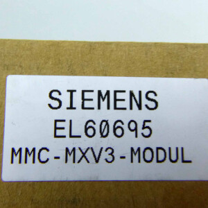 Siemens Modul E89130-F2630-C1-A EL60695 MMC-MXV3-Modul SIE
