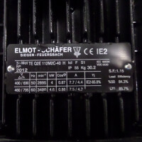 Elmot-Schäfer Elektromotor TE Q2E 112M2C-40 400V 4kW OVP
