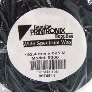 Printronix Farbband Wax Ribbon 8300 203484-105 152.4mm/625M Schwarz OVP