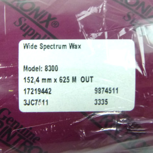 Printronix Farbband Wax Ribbon 8300 203484-105 152.4mm/625M Schwarz OVP