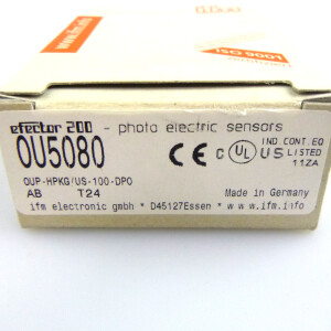ifm Reflexionslichtschranke OU5080 OUP-HPKG/US-100-DPO OVP