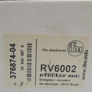 ifm electronic/Heidenhain Inkrementaler Drehgeber RV6002 RV-0060-I24/L2 376874-04 OVP