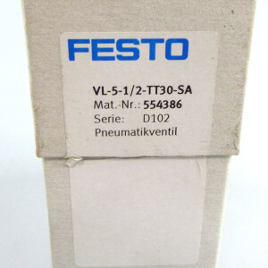 Festo Pneumatikventil VL-5-1/2-TT30-SA 554386 OVP