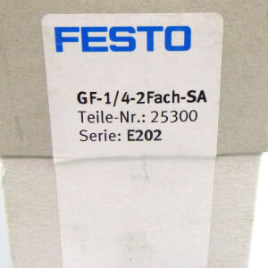 Festo Drehverteiler GF-1/4-2-fach-SA 25300 SIE