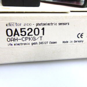 ifm electronic Reflexlichttaster OAH-CPKGT OA5201 OVP