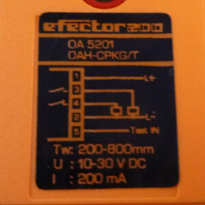 ifm electronic Reflexlichttaster OAH-CPKGT OA5201 NOV