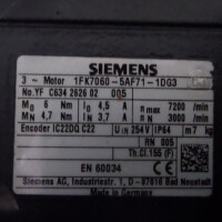 Siemens Synchron-Servomotor 1FK7060-5AF71-1DG3 OVP