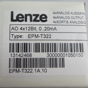 Lenze Analog/Output Modul EPM-T322 EPM-T322.1A.10 13142468 SIE