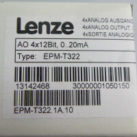 Lenze Analog/Output Modul EPM-T322 EPM-T322.1A.10 13142468 SIE