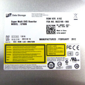 LG Super Multi DVD Rewriter GT60N GEB