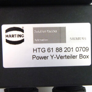 Harting/Siemens Power Y-Verteiler Box HTG 61 88 201 0709 NOV