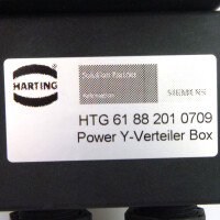 Harting/Siemens Power Y-Verteiler Box HTG 61 88 201 0709 NOV