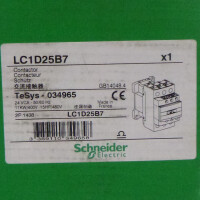 Schneider Electric Schütz LC1D25B7 TeSys-034965 11kW/400V OVP
