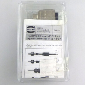 Harting Han PP RJ45 PN 226 0401 Metall Steckverbinder Set OVP