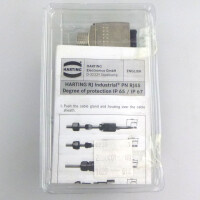 Harting Han PP RJ45 PN 226 0401 Metall Steckverbinder Set OVP