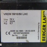 BERGER LAHR Schrittmotor VRDM 5910/50 LHC 0012274025000 GEB