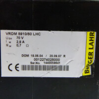 BERGER LAHR Schrittmotor VRDM 5910/50 LHC 0012274025000 NOV