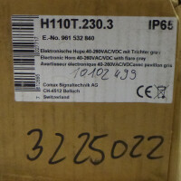 Comax Signaltechnik Elektronische Hupe H110T.230.3 OVP