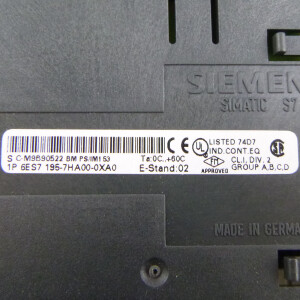 Simatic S7 Busmodul 6ES7 195-7HA00-0XA0 E-Stand:02 OVP