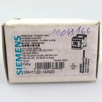 Siemens Schütz 3RH1122-1AN20 220V OVP