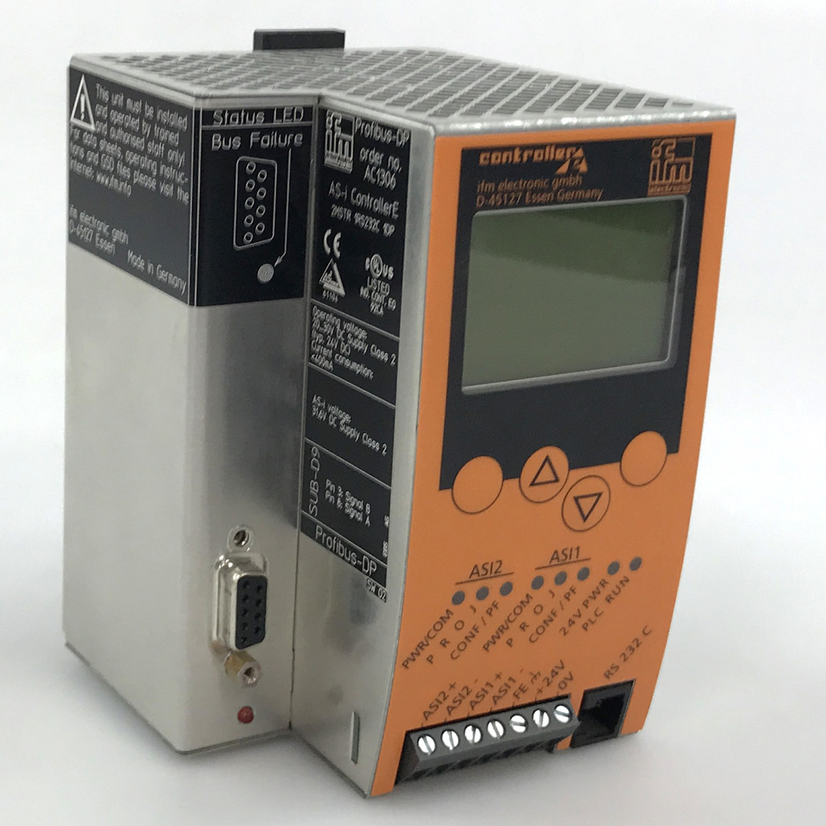 ifm Profibus-DP AS-i ControllerE AC1306 2MSTR 1RS232C 1DP GE