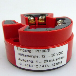 CONATEX Temperaturkopftransmitter Pt100/3 C0901 NOV
