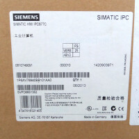 Simatic Panel PC 19" Touch HMI IPC677C 6AV7894-0BB10-1AA0 E-Stand: 25 OVP