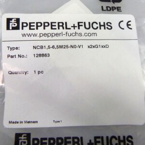 Pepperl+Fuchs Induktiver Sensor NCB1,5-6,5M25-N0-V1 128863 OVP