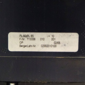 BERGER LAHR Schrittmotor VRDM 5910/50 LNB + PL50/PL85 i=10 GEB
