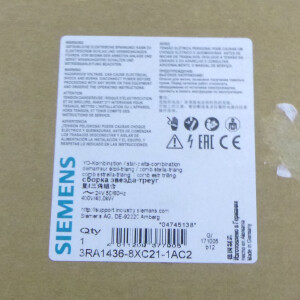 Siemens Schützkombination 3RA1436-8XC21-1AC2 400V/45,0kW OVP