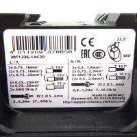 Siemens Schütz 3RT1336-1AC20 24V OVP