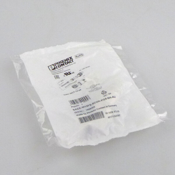 Phoenix Contact Steckverbinder SACC-M12FS-5CON-PG9-SH-AU 1508365 OVP