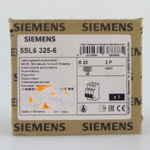 Siemens Leitungsschutzschalter 5SL6 325-6 OVP