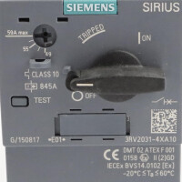 Siemens Leistungsschalter 3RV2031-4XA10 NOV