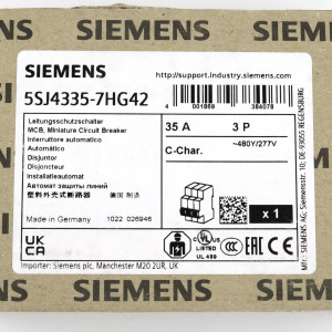Siemens Leistungsschalter 5SJ4335-7HG42 OVP
