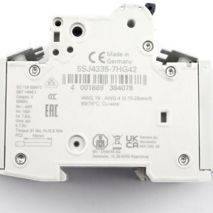 Siemens Leistungsschalter 5SJ4335-7HG42 OVP