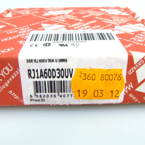 Carlo Gavazzi Halbleiterrelais RJ1A60D30UV OVP
