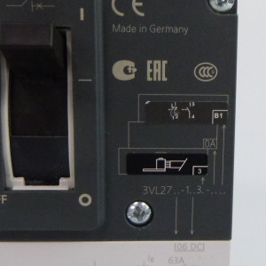 Siemens Leistungsschalter 3VL2706-1DC33-0AB1 NOV