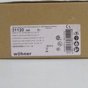 Wöhner Sicherrungshalter 31120.000 (6.Stk) OVP
