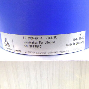 alpha / Wittenstein Planetengetriebe LP090F-MF1-5-1G1-3S Ratio=5 GEB