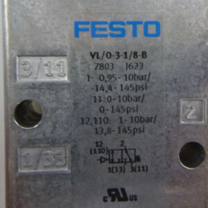 Festo Pneumatikventil VL/O-3-1/8-B 7803 OVP
